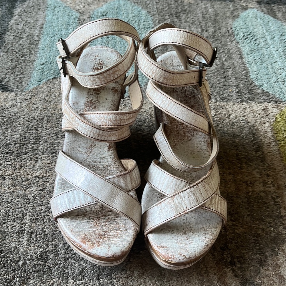 Bed Stu Strappy Wedges